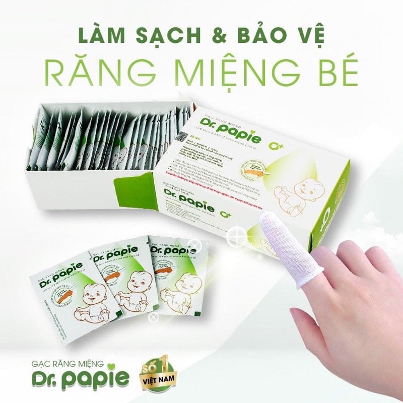 Gạc Răng Miệng Dr.papie (Gạc Rơ Lưỡi Dr.papie)