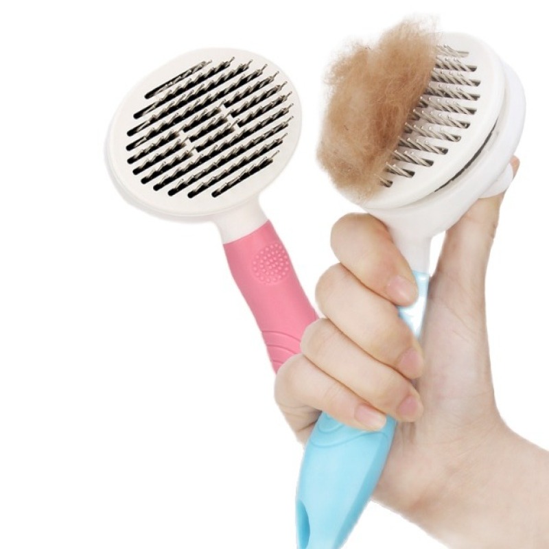 LƯỢC CHẢI LÔNG CHO CHÓ MÈO CÓ NÚT BẤM CAO CẤP