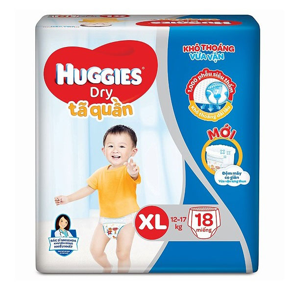 Tả quần huggies xl14 miếng