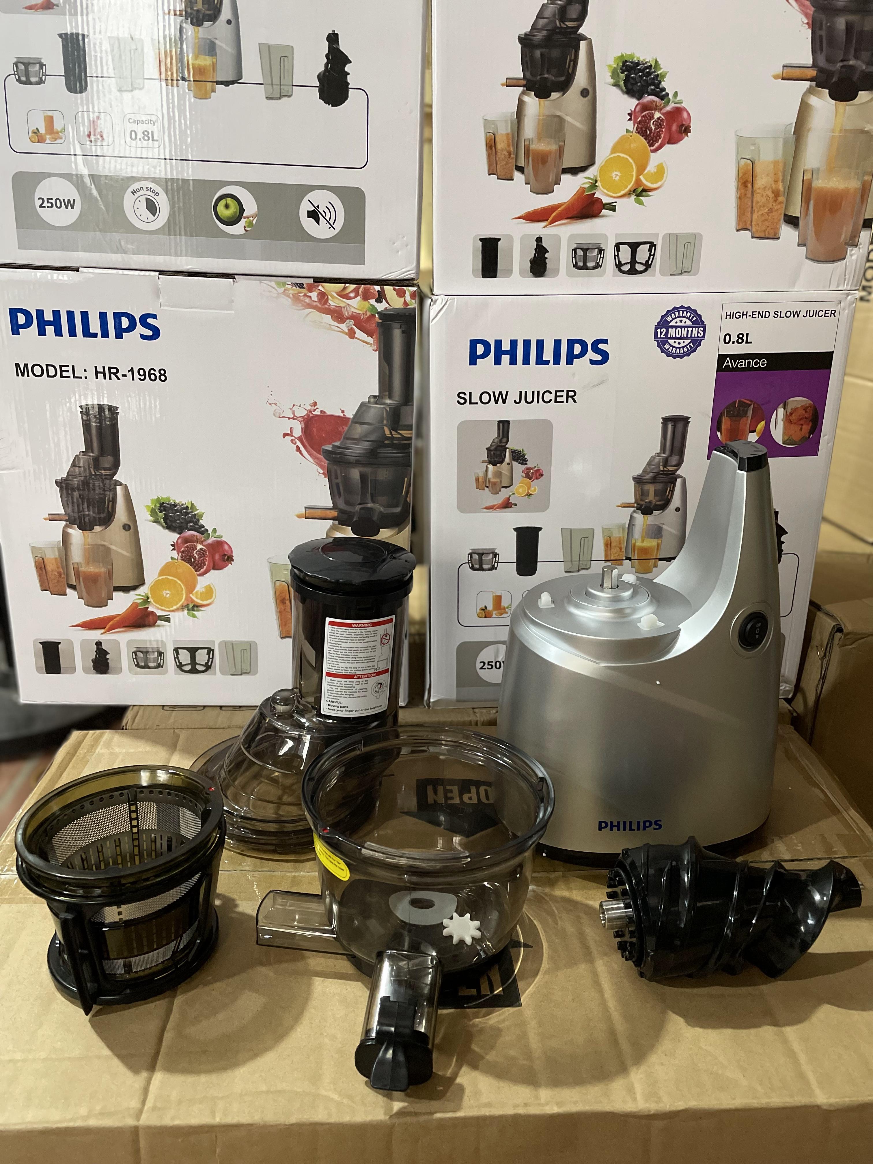 Máy ép chậm Philips HR-1968, máy ép chậm philips