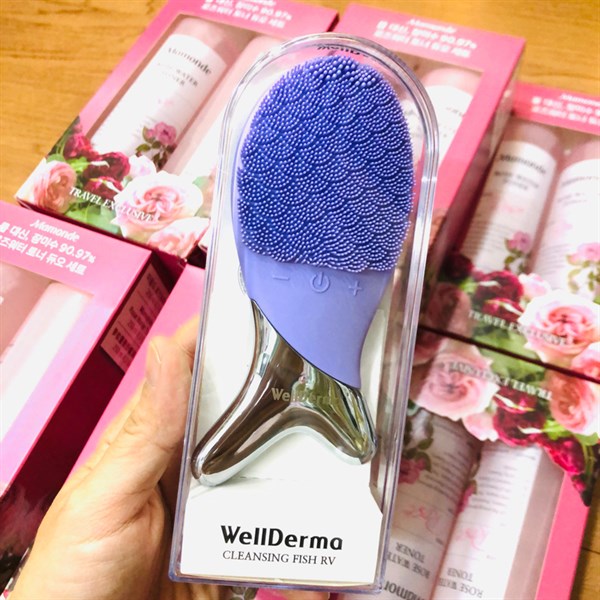 Máy Rửa Mặt Hình Cá Wellderma Cleansing Fish Hàn Quốc