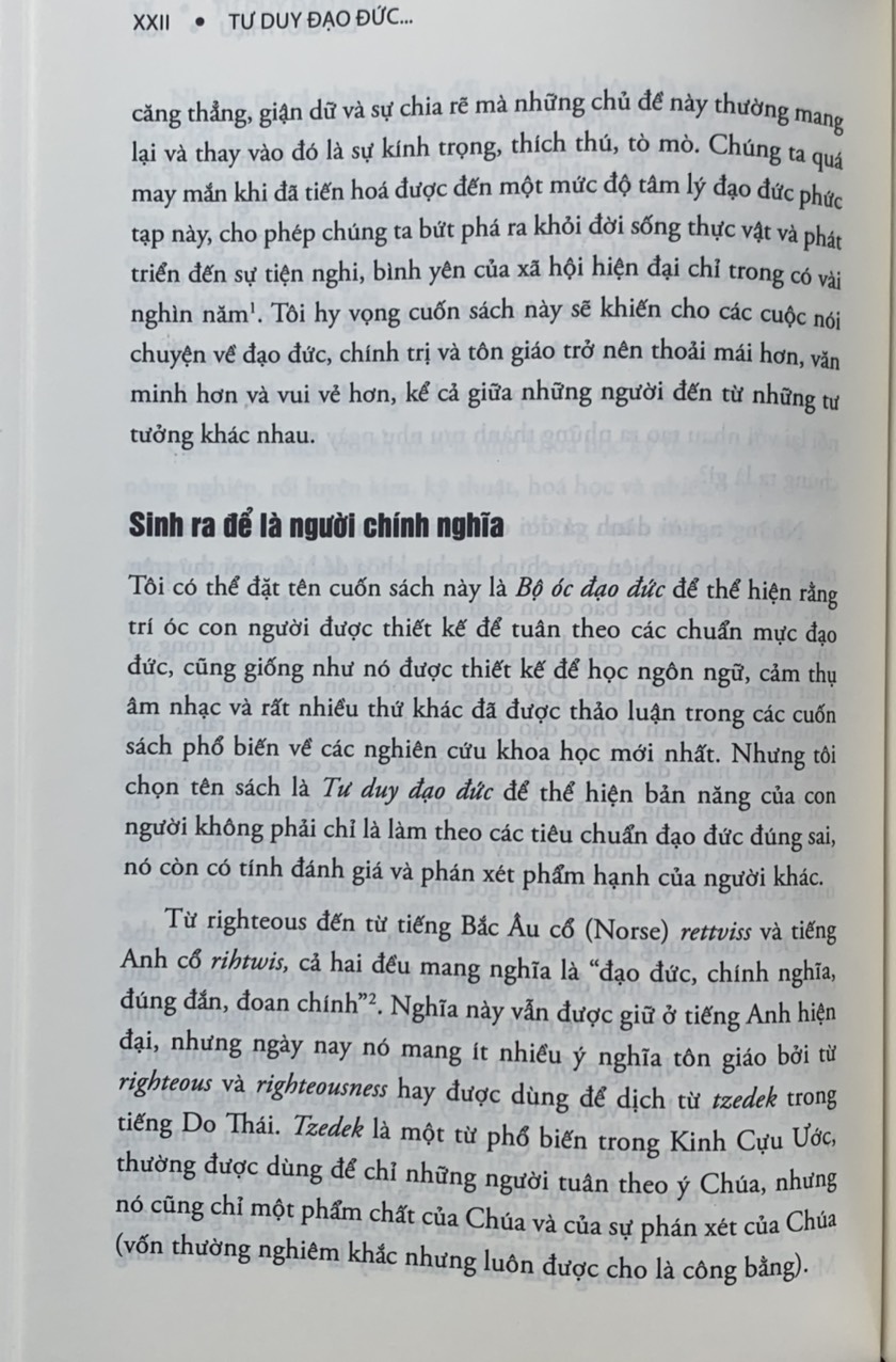 Tư Duy Đạo Đức- Vì sao những người tốt bị chia rẽ bởi chính trị và tôn giáo