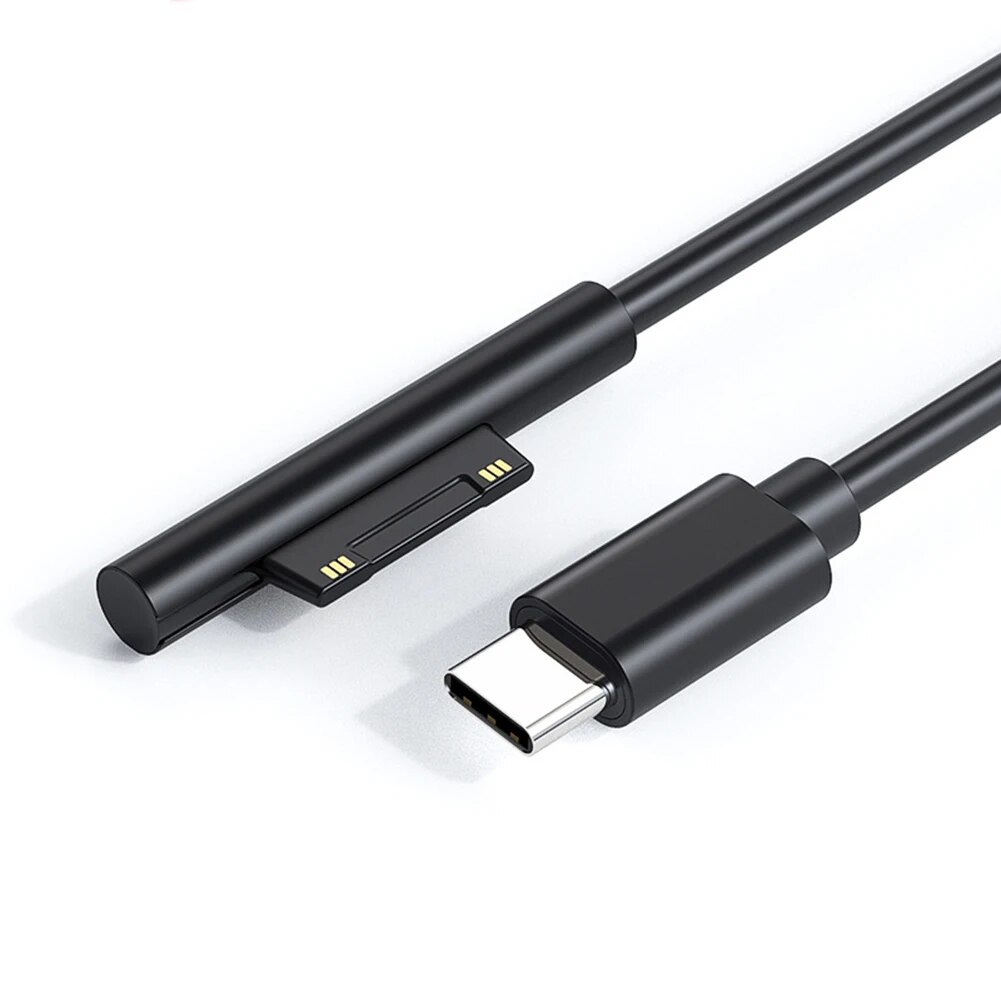 【Worth-Buy】 1.5m Usb Type C Power Supply Fast Charger Adapter Usb C Fast Charging Cable For Microsoft Surface Pro 6/5/4/3 Book/book 2