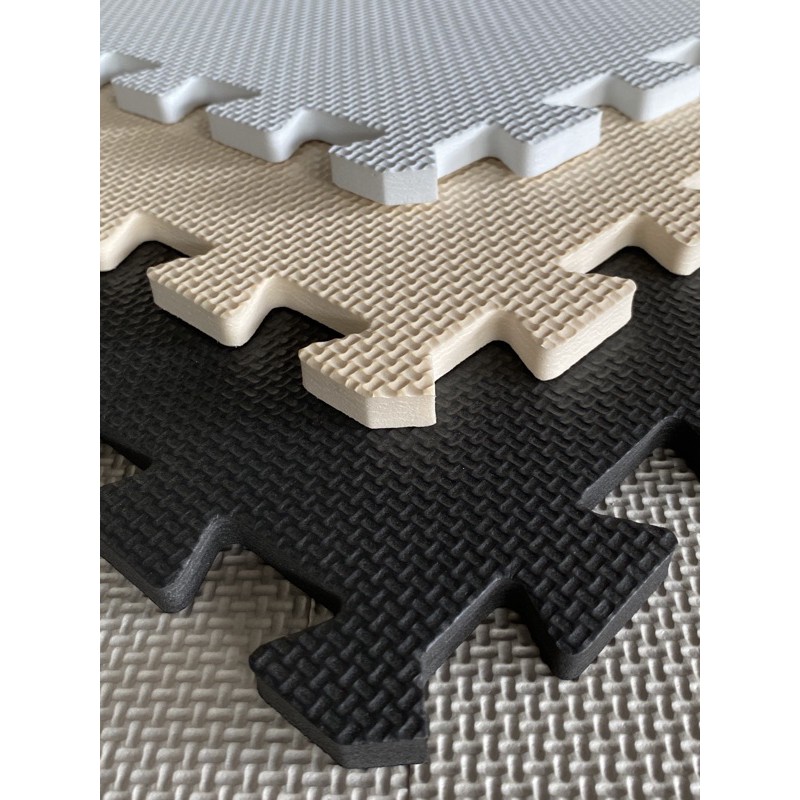 Combo 10 tấm thảm lót sàn kem kt:60cm 95k