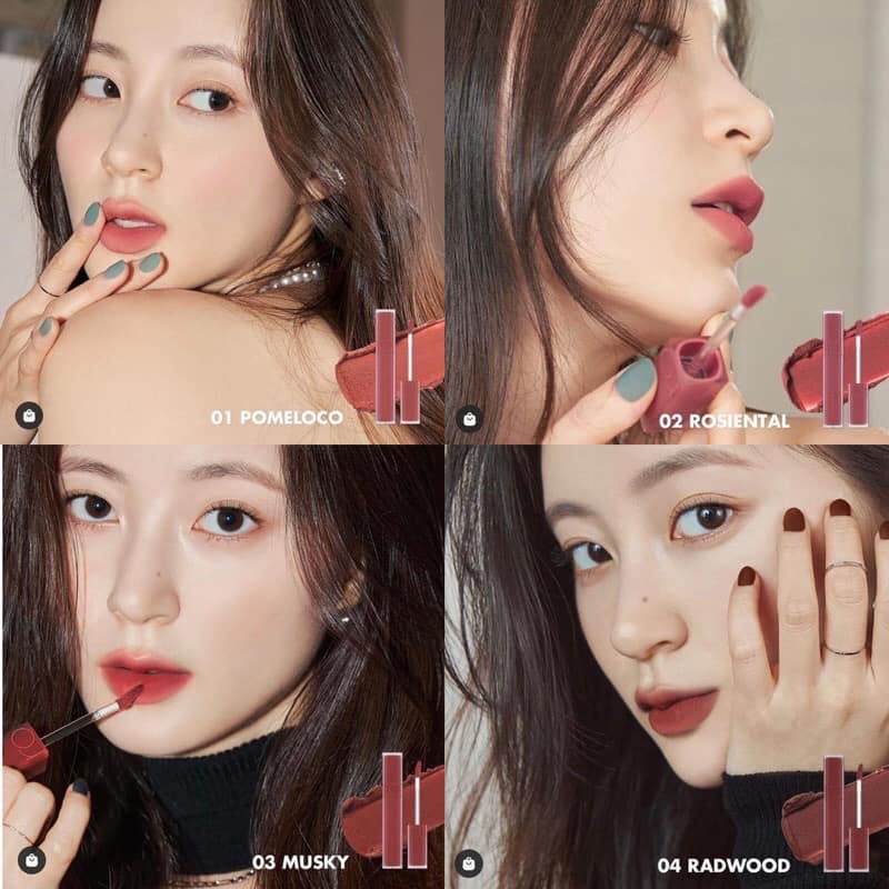 Son Romand Blur Fudge Tint 5g (son kem lì full 8 màu)