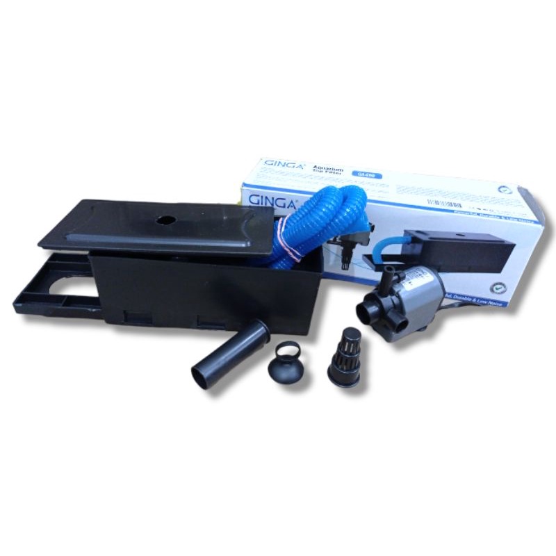 Box filter lengkap Aquarium GINGA GA 650 Pompa aquarium lengkap
