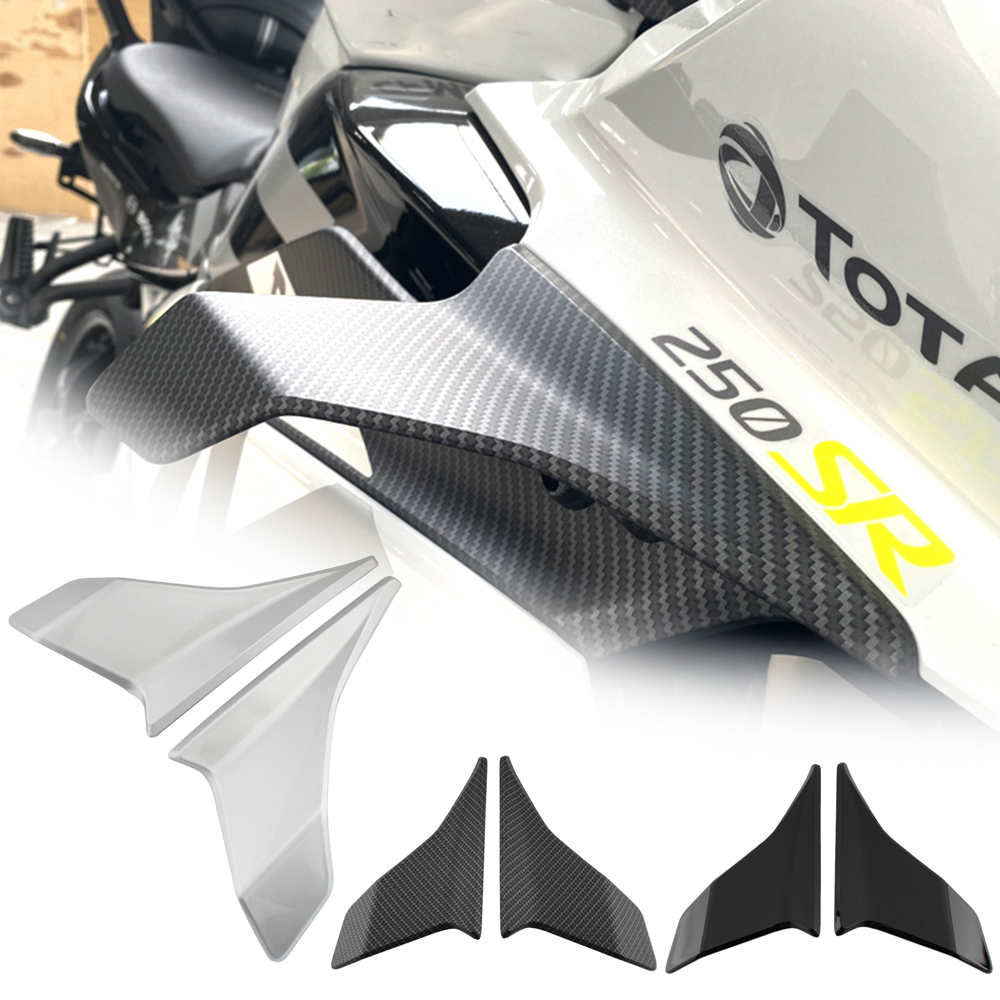 【Fast and Free Delivery】 CFMOTO CF250SR CF 250SR 250 SR 300SR Motorcycle Parts Side Downforce Spoilers Fixed Winglet Fairing Wings Deflectors