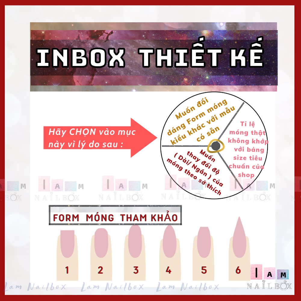 Nailbox thiết kế nổi bật đi tiệc (Code TK02)