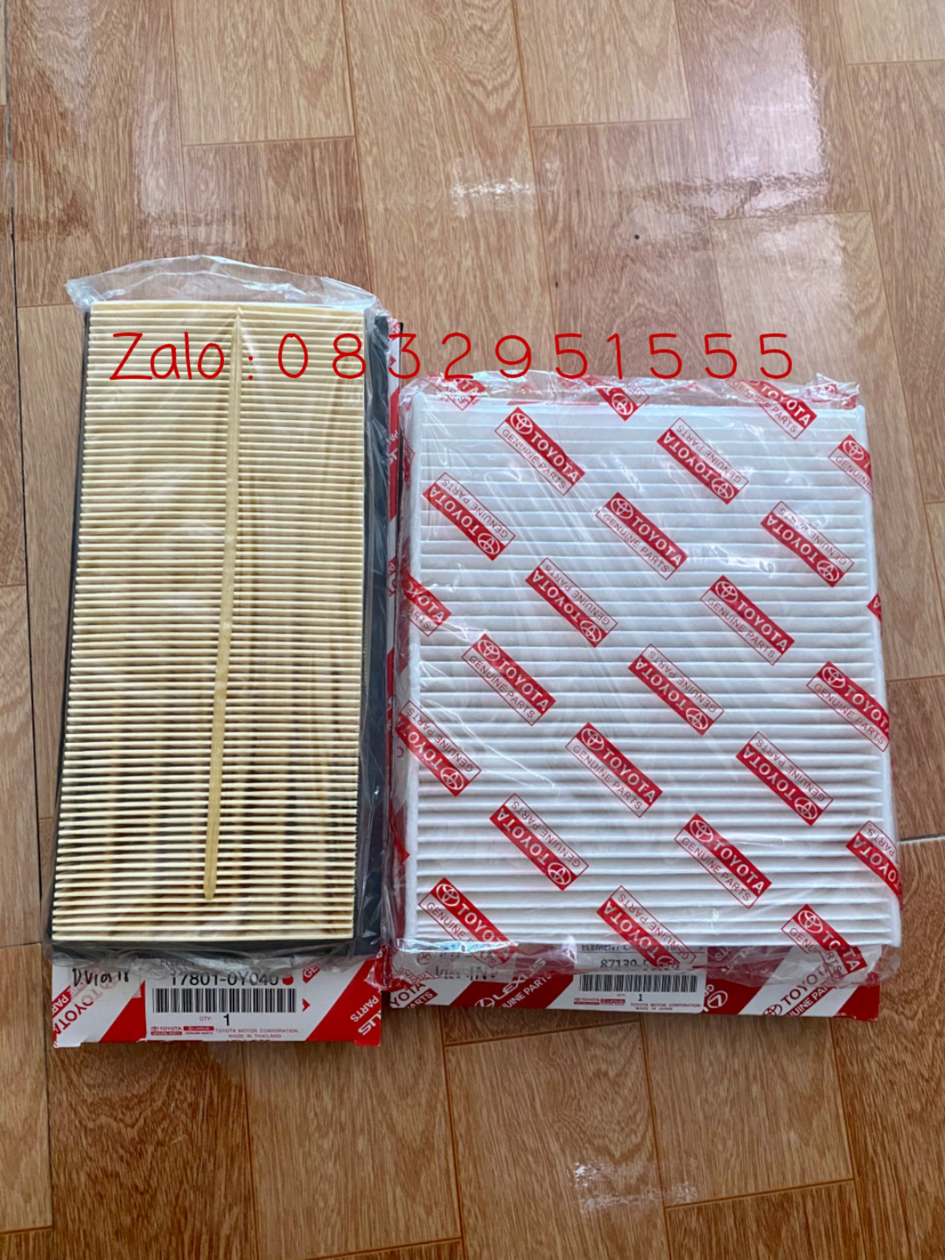 Lọc gió , lọc điều hòa vios 14 - 18