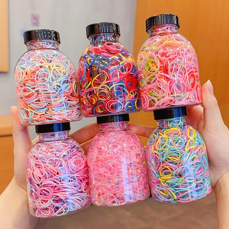 Set 1000 Dây Thun Cột Tóc Nhiều Màu