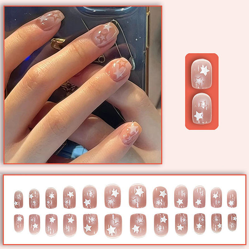 24Pcs%20Press%20On%20Nails%20Gel%20On%20False%20Reusable%20Fake%20French%20Solid%20Color%20Nail%20Tip%20Pri%20BAWEI%20%7CNew%20Fashion%20Korean%20style%20-%20Image%205
