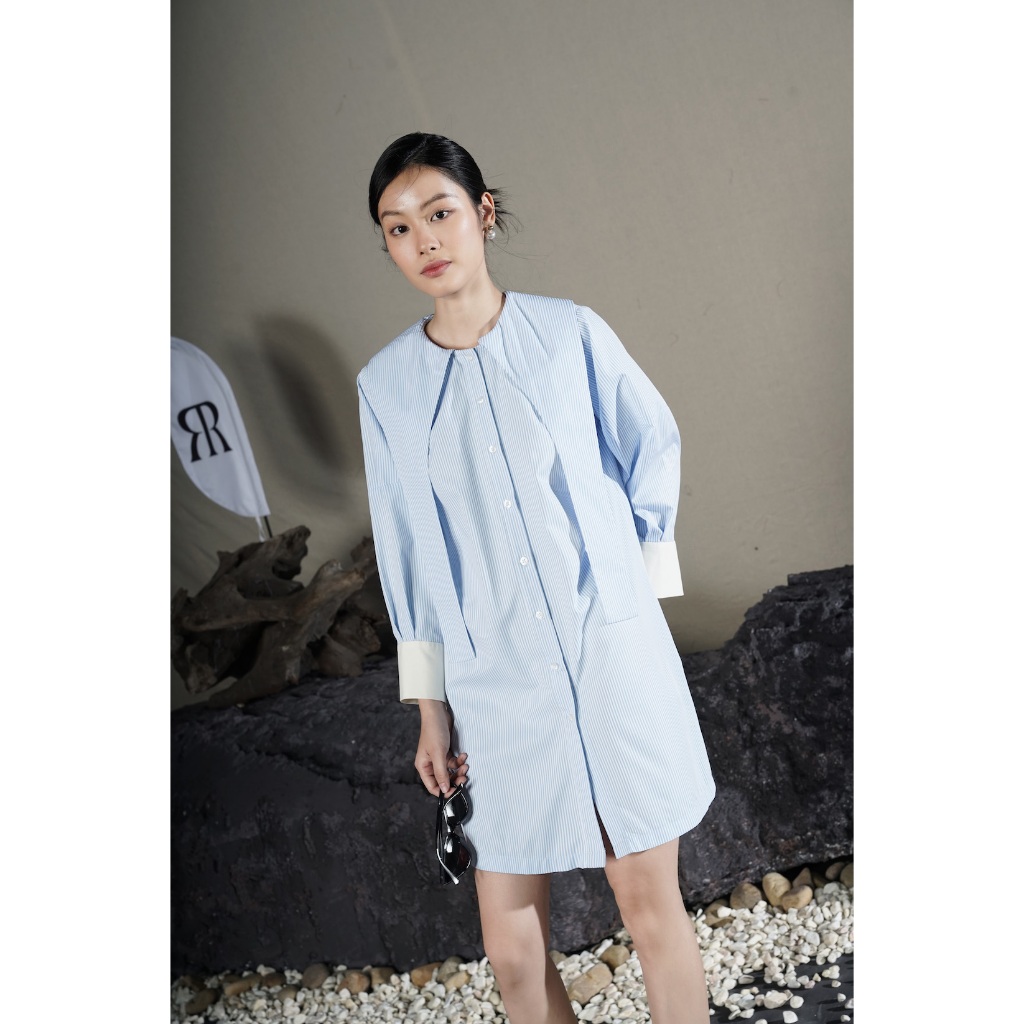 RẬP - Đầm Cổ Tròn Tay Dài - PRIME 26