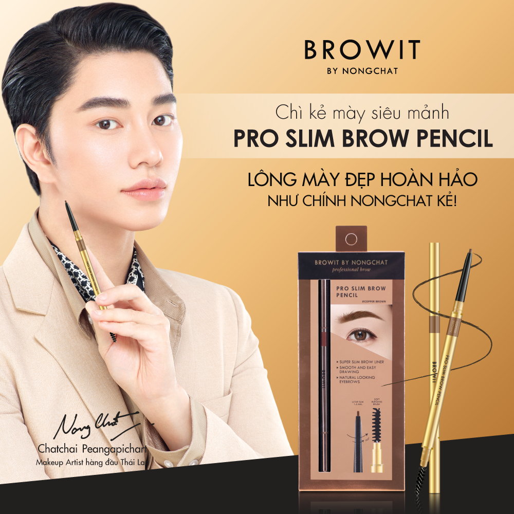 Chì Kẻ Mày Siêu Mảnh Browit Pro Slim Brow Pencil 0.06g