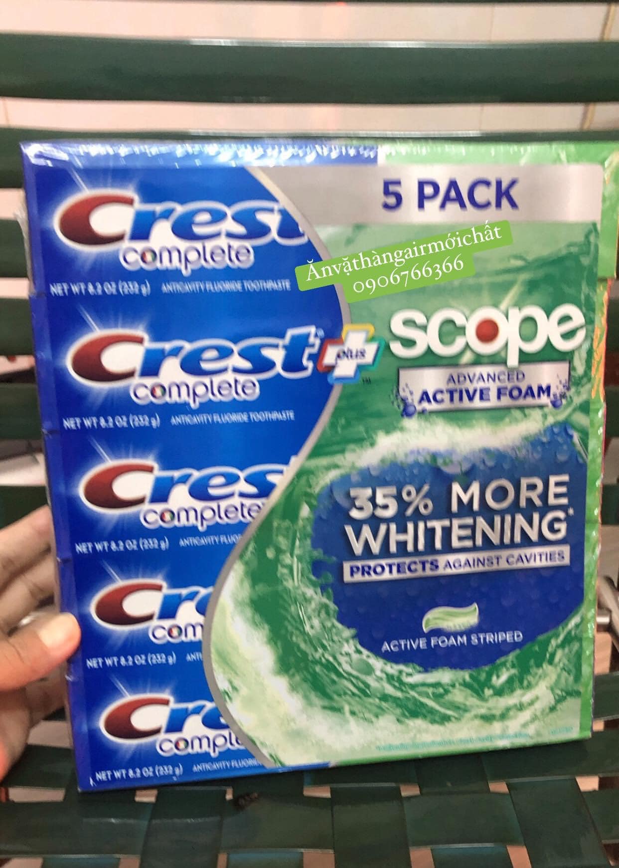 Crest Complete Scope Toothpaste Usa - Tube 232 Grams