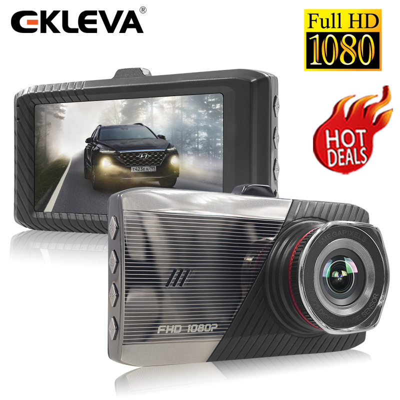 EKLEVA Camera Hành Trình Mini Camera DVR 3 Inch Full HD 1080P Vòng Lặp Cho Xe Hơi Máy Ghi Hình Camera Hành Trình Ghi Hình Cảm Biến G Tầm Nhìn Ban Đêm Đăng Ký