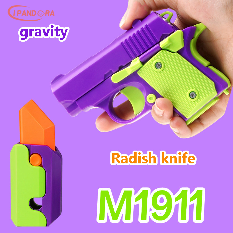 IP Mini 1911 3D mô hình súng trẻ em Đồ chơi súng đồ chơi trẻ em súng không