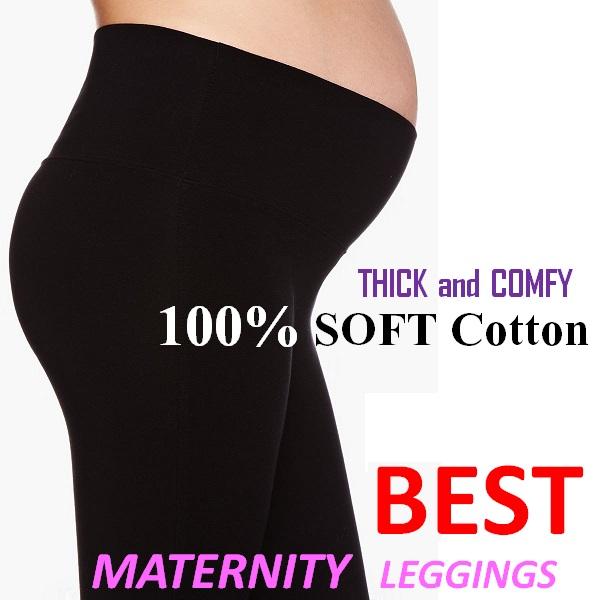 Maternity Leggings 100% Wool Cotton 