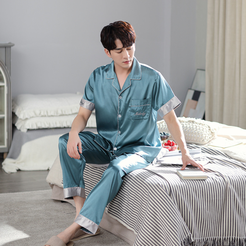 Đồ Đôi Lụa Satin Mặc Nhà  ☘️ Đồ Ngủ Pijama Lụa Cao Cấp Mát Mềm Mịn Melody ❤️IVY602