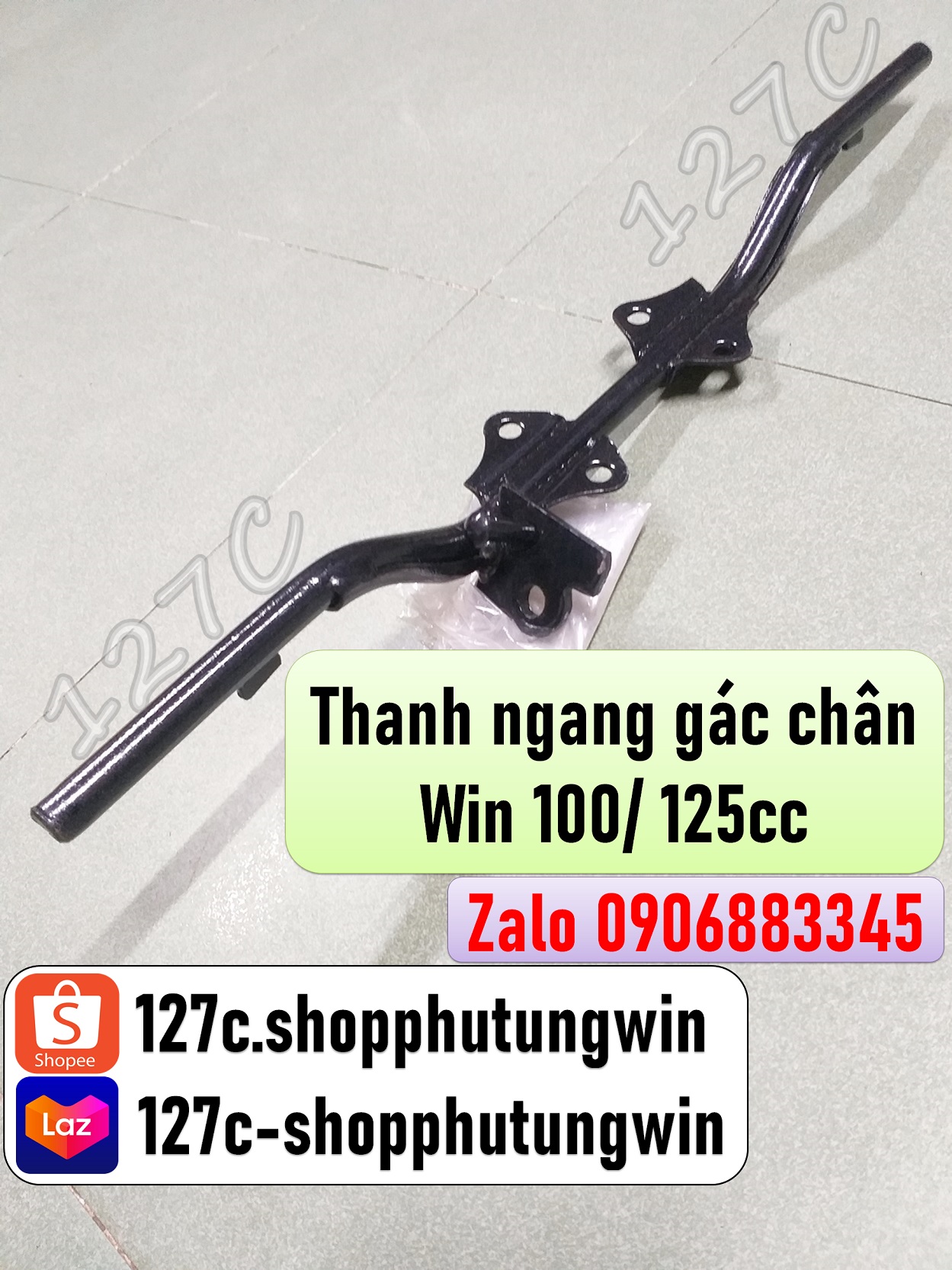 [HCM] Thanh ngang gác chân Win 100/ 125cc