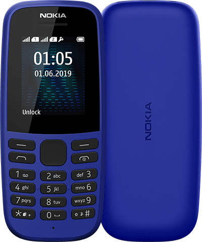 Điện Thoại Cũ Điện Thoại Nokia 105-2017 2 Sim &1 Sim Main & Màn Zin (Bảo Hành 12 Tháng)