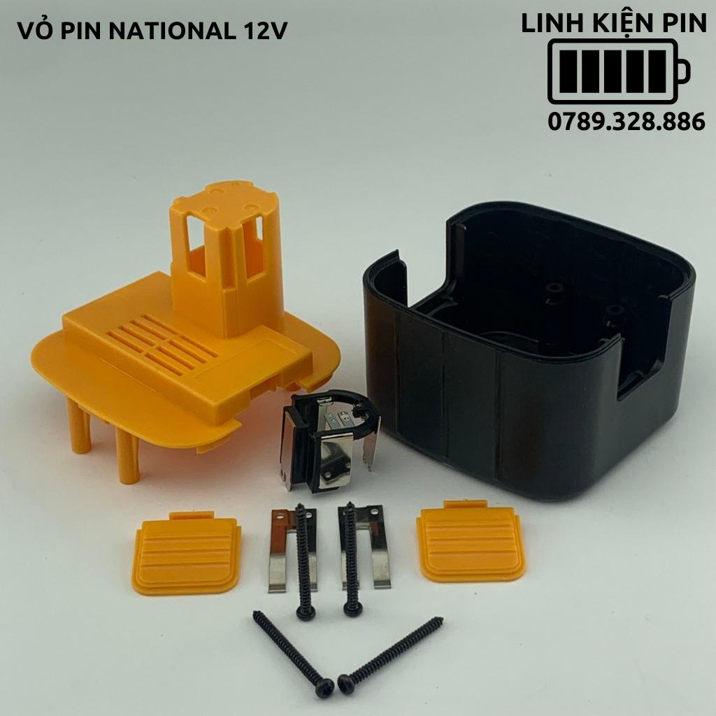 Vỏ pin national 12v mới đóng được 6 cell