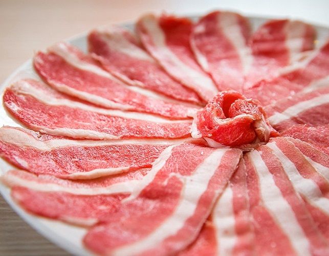 1kg (2khay) ba chỉ bò mỹ