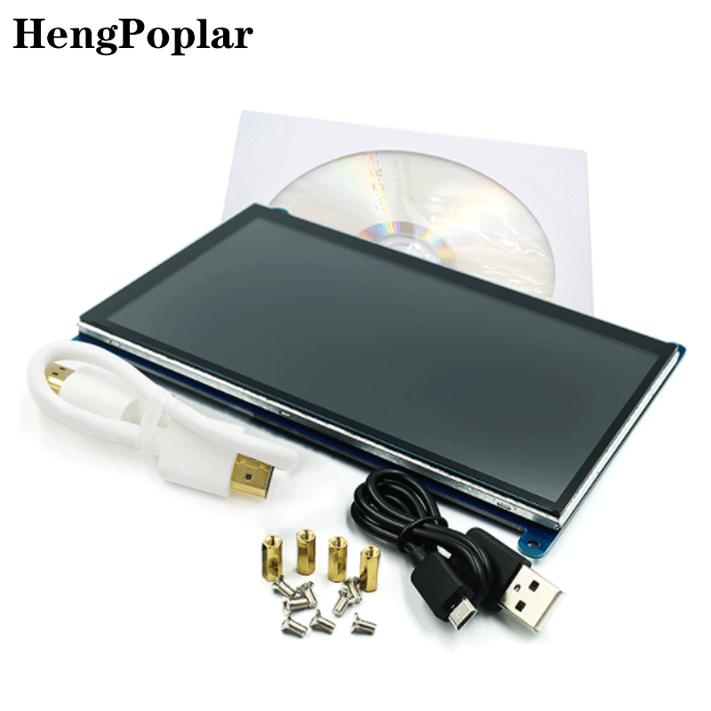 Màn hình cảm ứng hdmi 7 inch tiện dụng 1024x600 màn hình cảm ứng hdmi raspberry hdmi cho màn hình lcd tự làm mon tor màn hình máy tính màn hình hd
