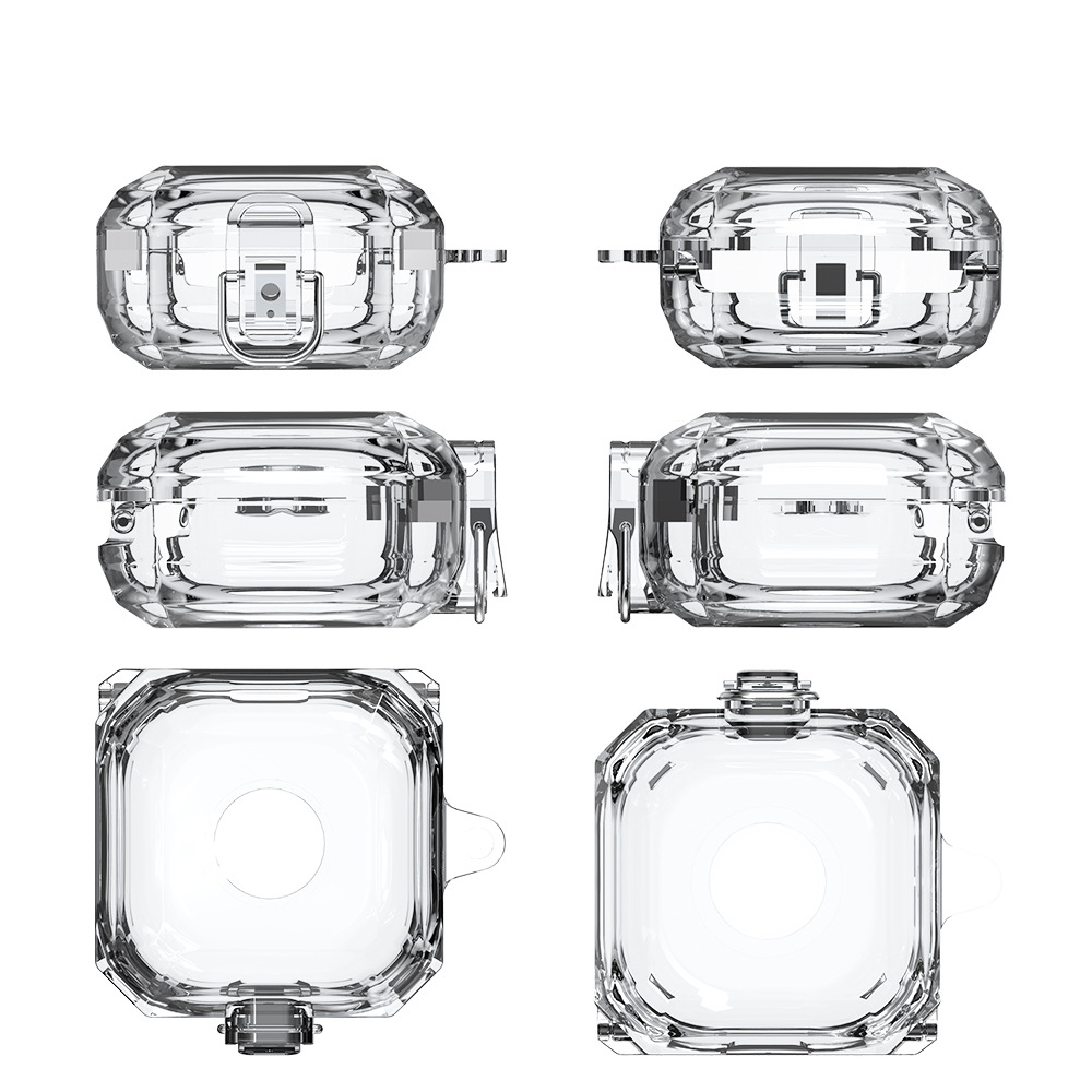 For Samsung Galaxy Buds Live/pro/2 Bluetooth-compatible Headset Protective Case Transparent Protective Case
