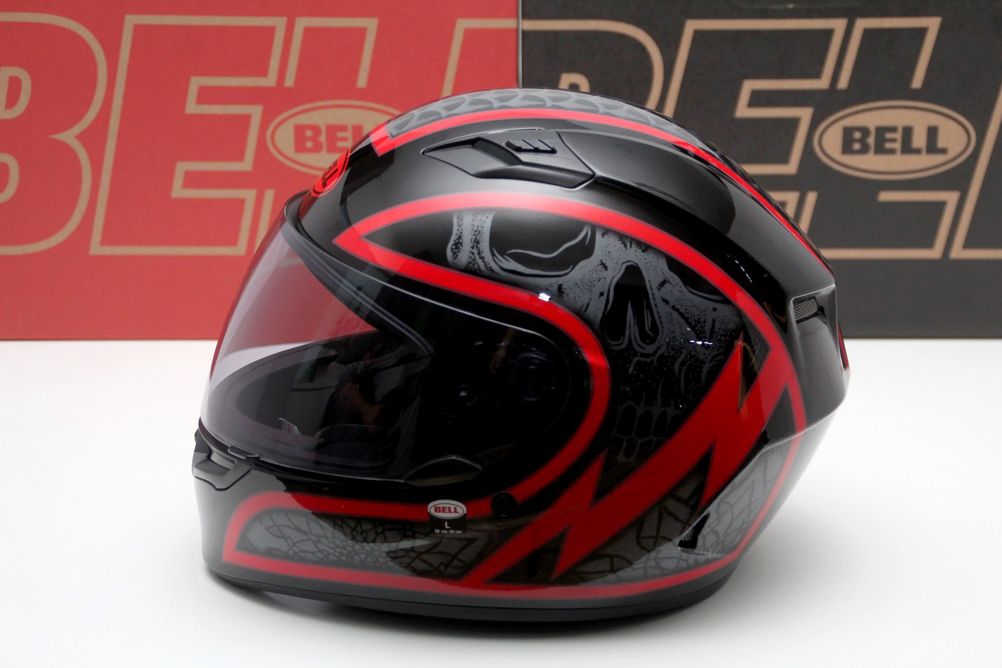 Bell Qualifier (Scorch Black/Red 