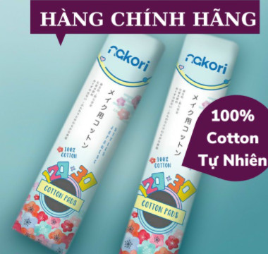Bông tẩy trang cotton pads NAKORI