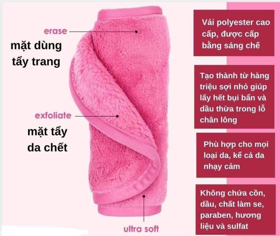 Set khăn tẩy trang Make Up Eraser 7 day USA