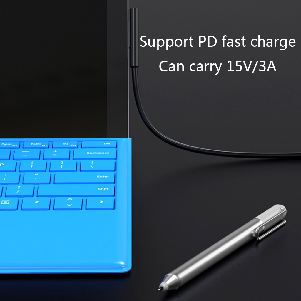 Usb C Bộ chuyển đổi sạc nguồn Cáp Sạc Dây cho Surface Pro 7/6/54/3 máy tính xách tay