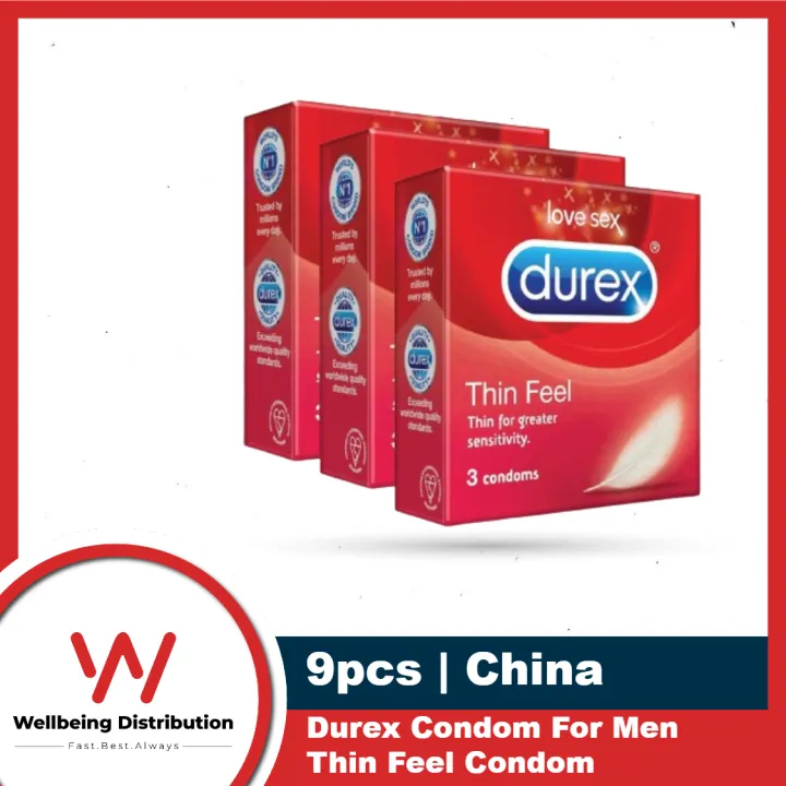 Durex - Thin Feel Condom - Combo Pack - 3 Pack