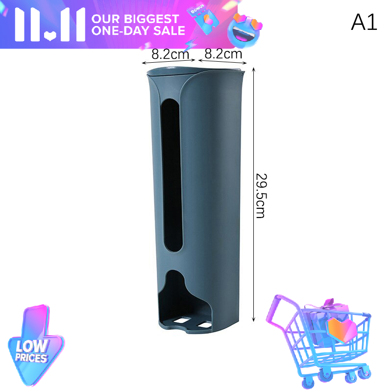 💖MUXI Nhà bếp túi nhựa lưu trữ giá treo tường phòng tắm túi rác hộp lưu trữ tủ quần áo đồ lót đồ lót Hộp lưu trữ