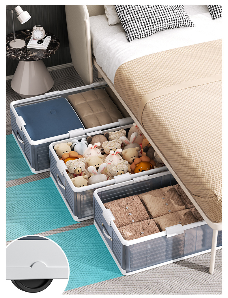 storage box Belt pulley Drawer type Finishing box Bed end storage box Flat bed storage box save space plastic