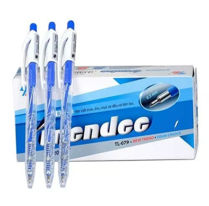 Hộp bút bi TL -079 (20 Cây, mực xanh)