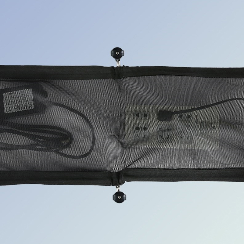 Socket Network Pocket Under Desk Cable Management Net Under Table Cord Management Mesh Organizer Flexible Wire Hiders. 