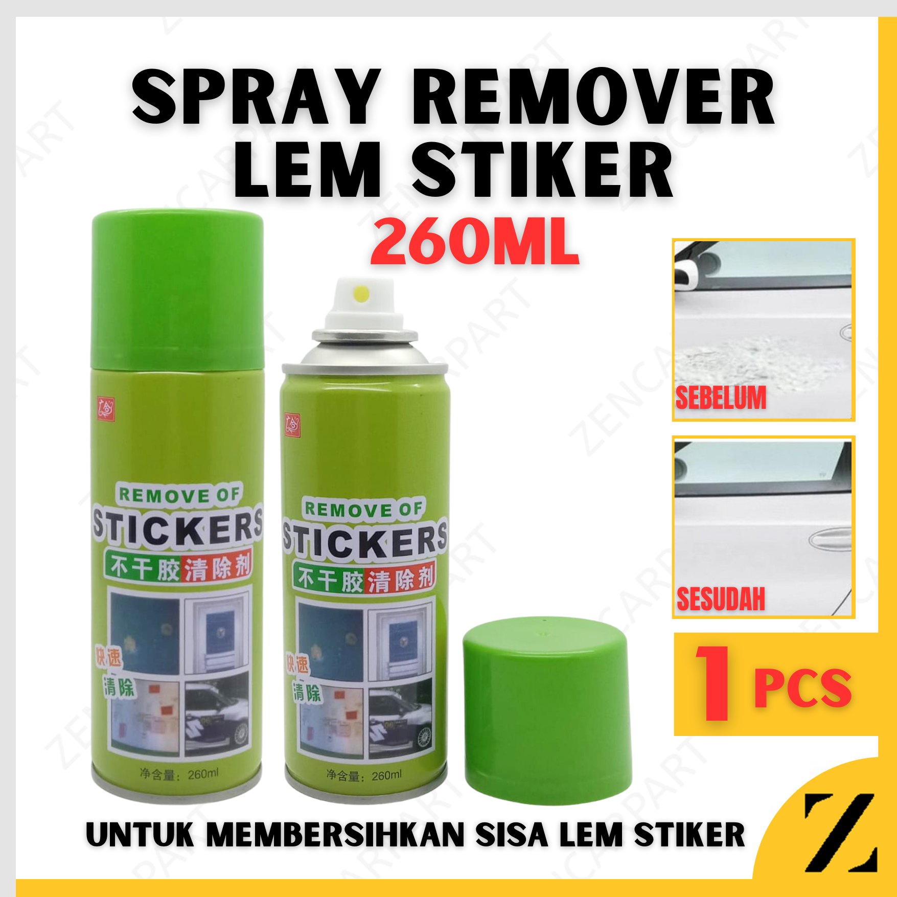 STICKER REMOVER SPRAY CLEANER