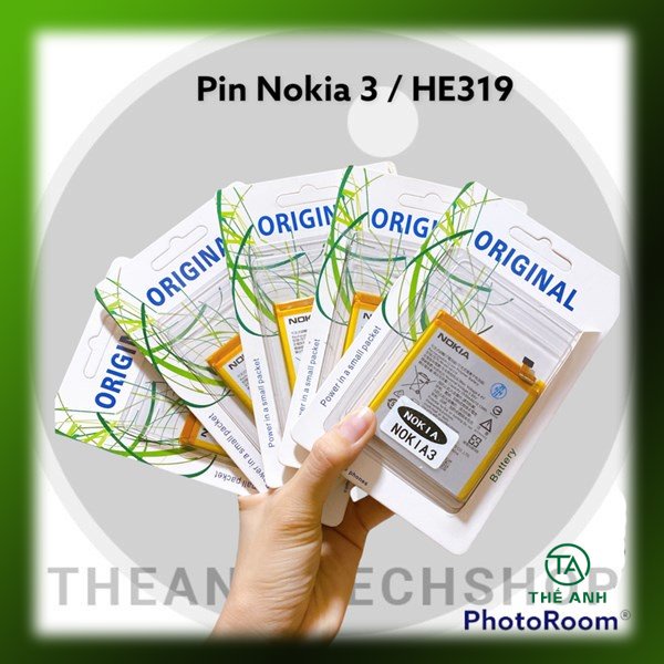 Pin thay thế dùng cho Nokia 3 mã HE319 như hình