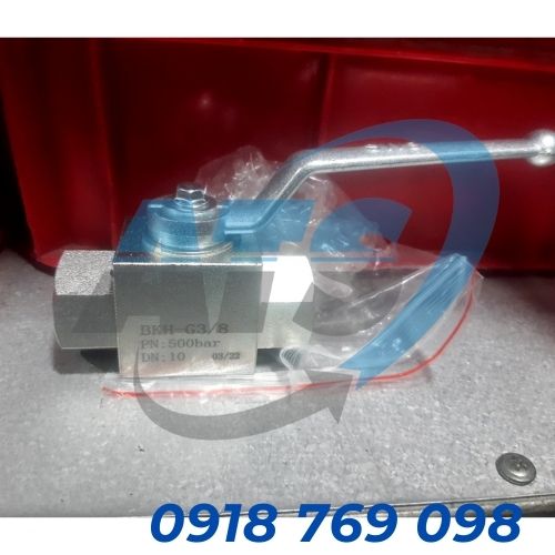 Van khóa thủy lực bkh-g3/8 ren 17 máy nén khí