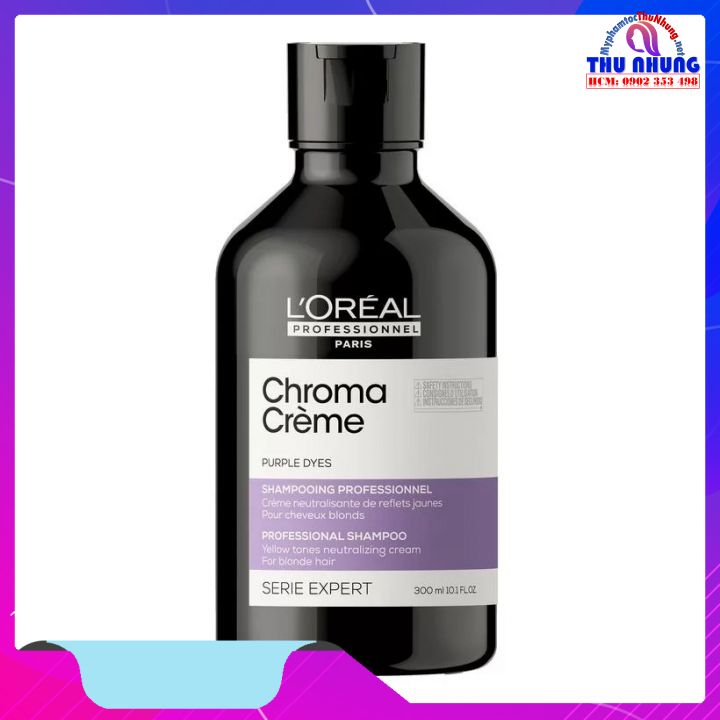 Dầu gội khử vàng L'oreal Chroma Creme Purple Dyes