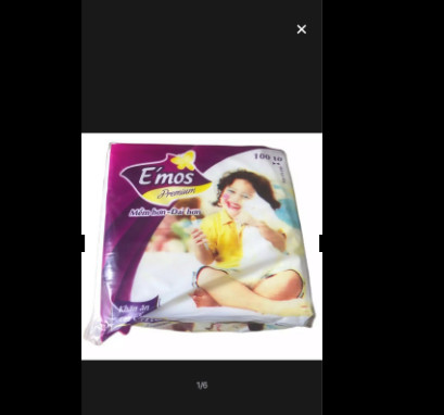 Khăn giấy vuông emoss 100 tờ ( 1 bịch )