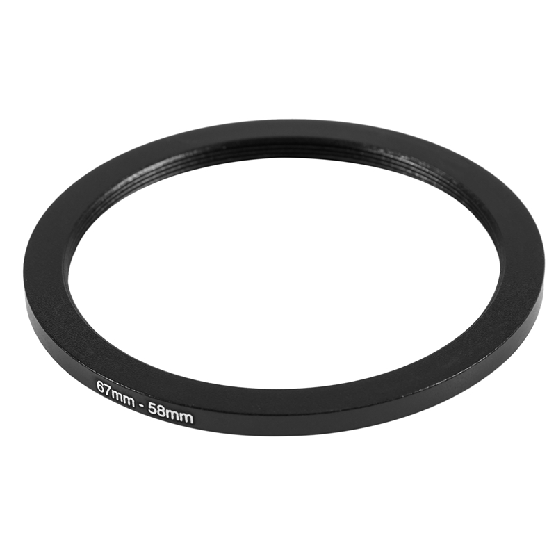 67mm-58mm 67mm to 58mm step down ring adapter black for canon nikon 5
