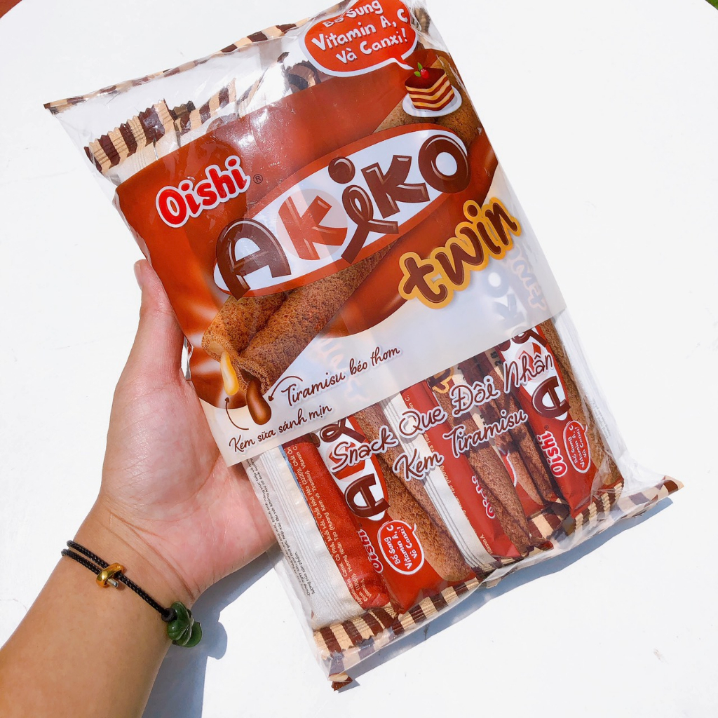 Bánh snack que Akiko oishi đủ vị