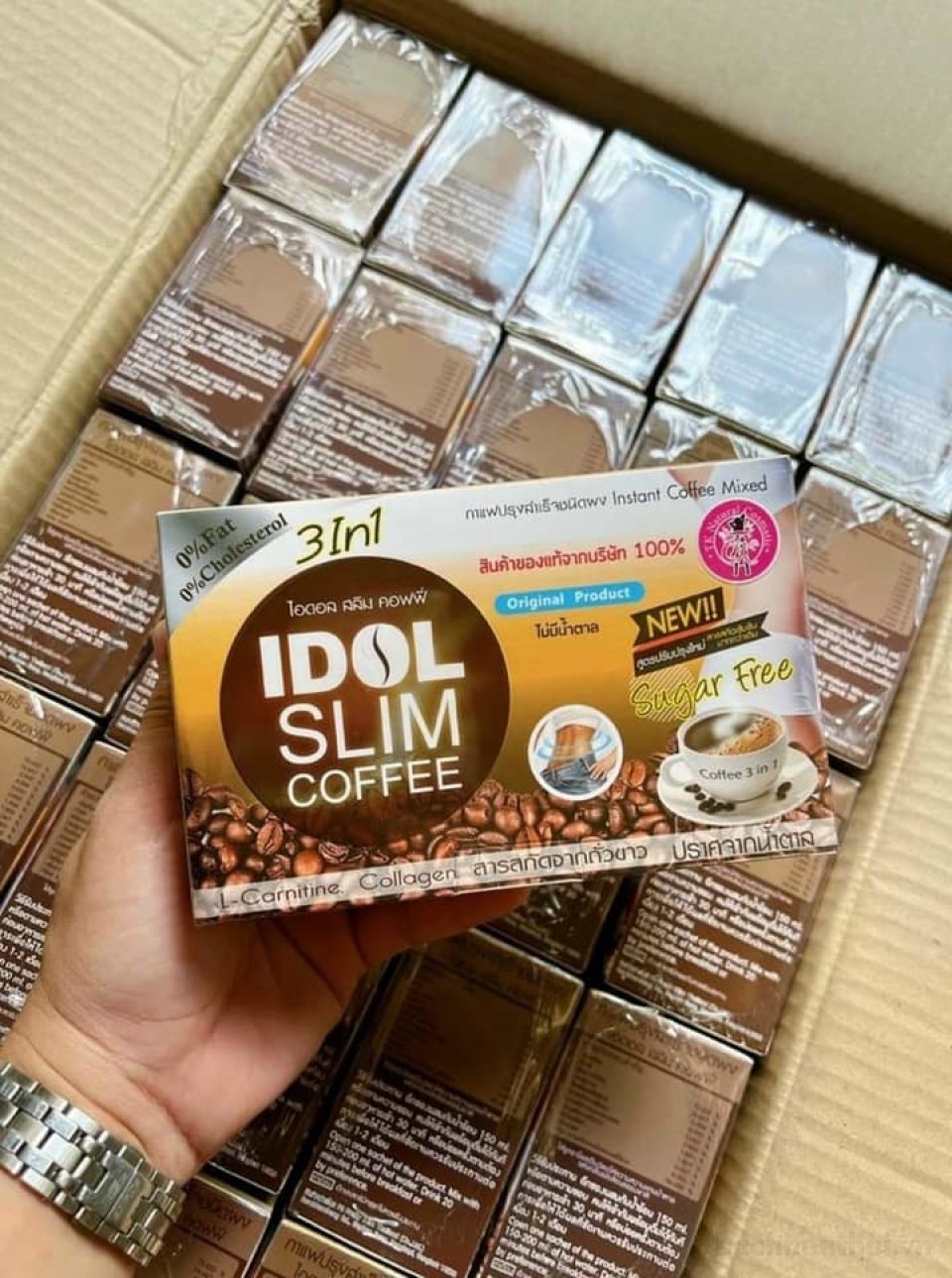 Cà phê sữa giảm cân Idol Slim Coffee 3 In 1 TK Natural Thái Lan