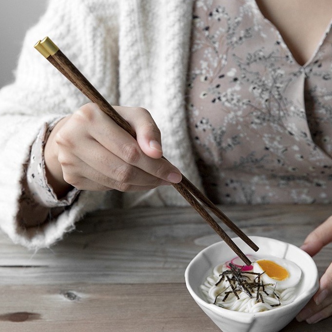 Golden Wooden Chopsticks