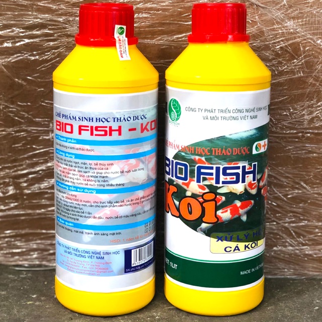 (FREESHIP) Men Vi Sinh Bio Fish Koi 1000ml (men vi sinh được tin dùng cho hồ cá koi)