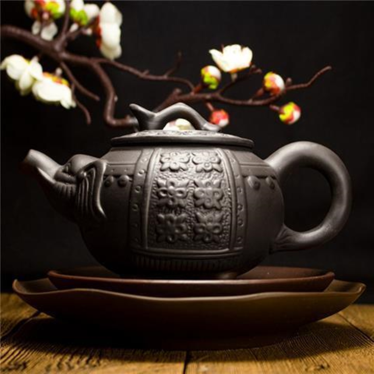 Large-capacity purple sand teapot filter teapot bubble teapot flower teapot kung fu teapot pumpkin pot household pot ceramic pot