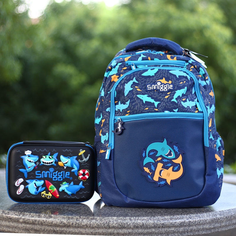 Smiggle shark backpack hot sale