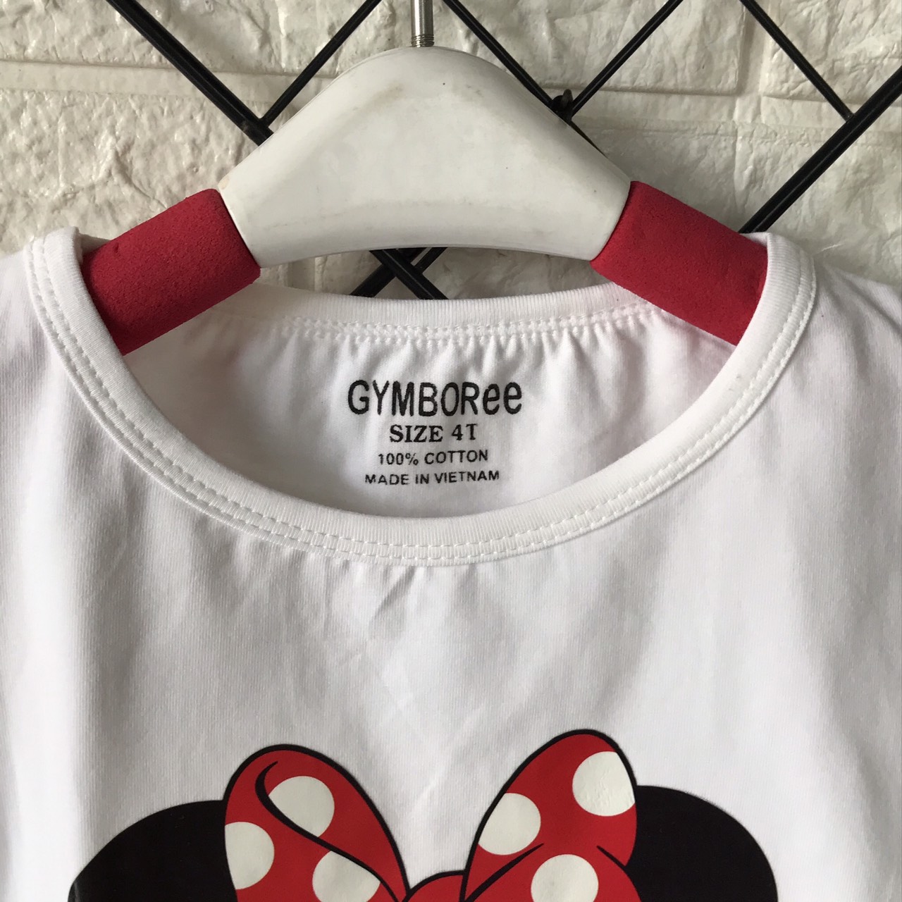 Áo thun bé gái 100%cotton mềm mịn